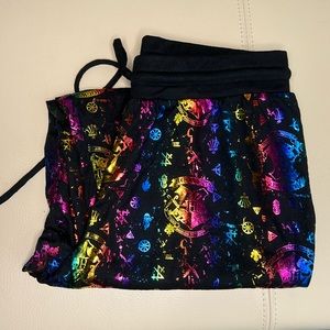 PJammy Harry Potter Rainbow Hologram Jogger Pants Size Large